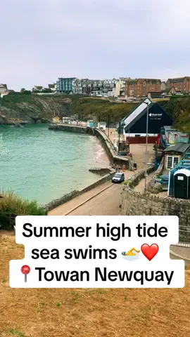 Summer sea swims at Towan One from last year ❤️ slightly different conditions today. Who loves an early morning high tide sea swim? #towan #towanbeach #newquay #cornwall #cornwallbeaches #cornwallcoast #amazingcornwall #PlacesToVisit #cornwallbeach #cornwalltiktok 