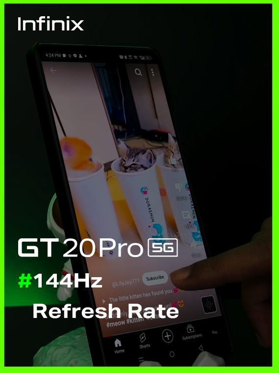 POV: You are using Social Media with 144Hz Refresh Rate with GT 20 pro 5G #InfinixMyanmar #Infinix  #gt20pro5g #DualChipGamingMaster