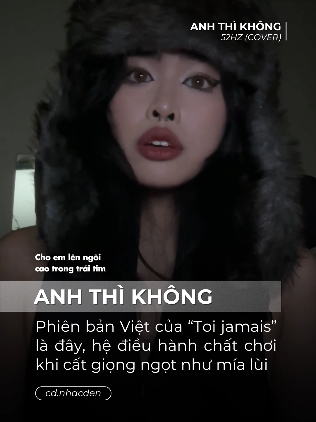 Cổ ngân câu cuối đã cái lỗ tai thật sự #anhthikhong #52hz #cdnhacden #bangtinnhacgiut #nhacnheocogidzui #nhachaymoingay #xuhuong #fyp