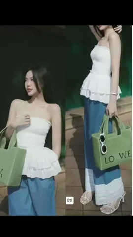 quần suông chất bò #quansuongongrong #hongloibinhdinh #thoitrangnu #outfitxinhmoingay #xuhuong 