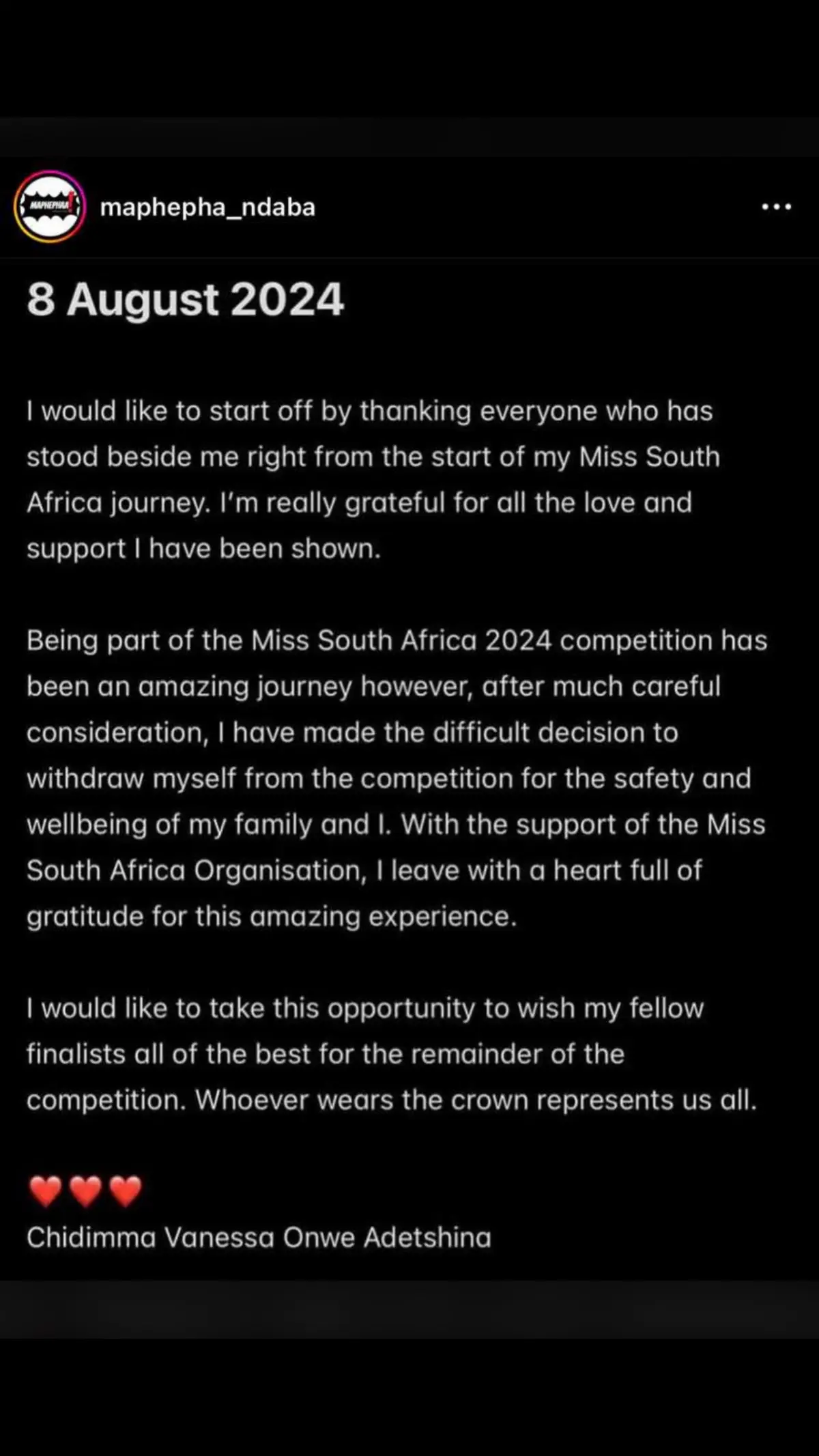 Zikhala ngempela #chidimma #chidimmamisssa #miss #misssa #misssa2024 #chidimmasaga #chidimmastory #fyp #content #trending #viral #SAMA28 