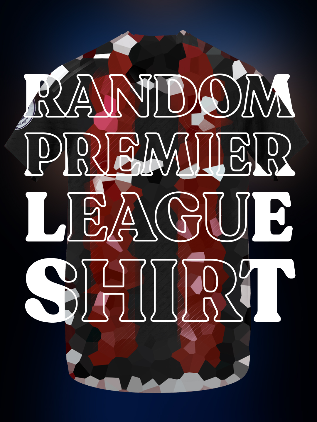 Making a random Premier League football shirt using Photoshop #FootballShirts #FootballKits #PL #PremierLeague