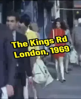 Visit the Kings Rd, London in 1969. Please like & follow me for more old footage of towns & cities #london #oldfilm #1960s #vintagefashion #chelsea 
