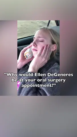 Emily was upset when she woke up from wisdom teeth surgery that I wasn’t there to greet her. I hope being on my show can help make up for it.  #theellenshow #ViralMomentTBT #throwback #surprise 