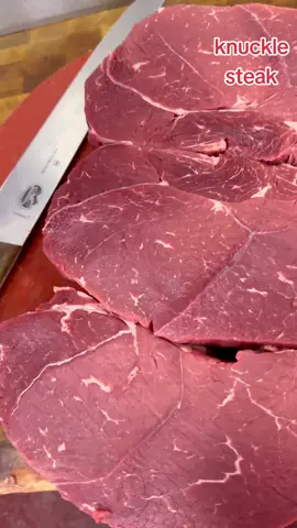 knuckle steak  #foryourpage #beautiful #butcher #bbq #viralvideos #beef 