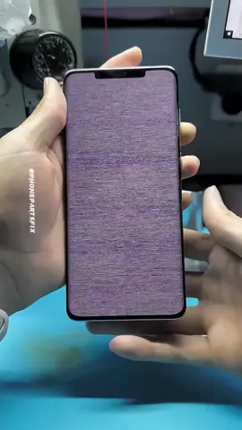 Huawei mate 50 pro mobile phone has flower screen, just pinch the position below the camera to fix it, see how I fixed it🔥🔥🔥 #foryou #foryoupage