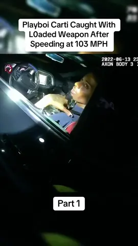 Playboi Carti Caught With L0aded Weapon After Speeding at 103 MPH