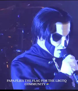 TERZO BEING TERZO 🏳️‍🌈🥰🖤🤘🏻🫠 #thebandghost #ghost #papaemeritusiii #terzoghost #terzoedit #terzoemeritus #terzo #tobiasforge  @thebandghost 🖤🤘🏻
