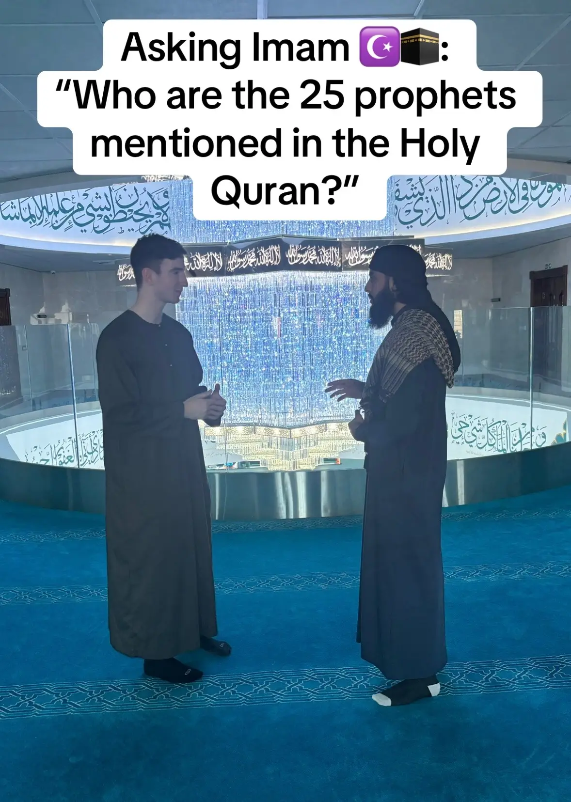 According to certain Hadiths, there were as many as 124,000 prophets, but only 25 are mentioned by name in the Quran. According to the Islamic faith, Allah says in the Quran: “And We certainly sent into every nation a messenger, (saying), ‘Worship Allah and avoid false deities.'” – Quran, 16:36 This verse emphasizes the universality of the message and the role of the prophets in guiding their respective communities. ☪️🕋 #islam #muslim #prophet #prophetmuhammad #allah #god #sheikh #imam #mosque 