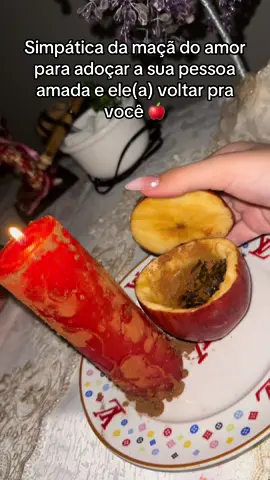 Simpatia da maçã do amor pra adocar essa pessoa amada e ele(a) volte pra você#simpatiasamorosas #simpatiadamaçãdoamor🍎#🔮🔮 #tarologa#umbanda 