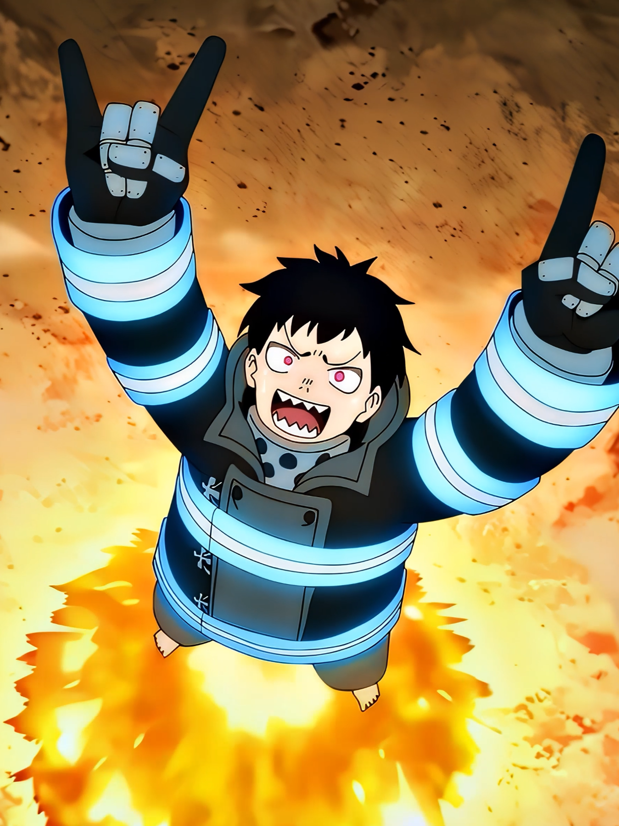 Back with some Fire Force #anime #fireforce #shinra @senzuuuuuuuuuu