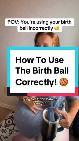A birth ball is great to have during your pregnancy, birth AND postpartum! But only if you’re using it correctly 😅 If you’re looking for a good one, this Trideer ball comes with an instruction book and memory keepsake journal 🥰 #birthball #howtouseabirthball #birthprep #childbirthtips #themilescircuit #birthdoula #birthcoach #prenatalyoga #prenatalfitness #prenatalworkout #creatorinsights 