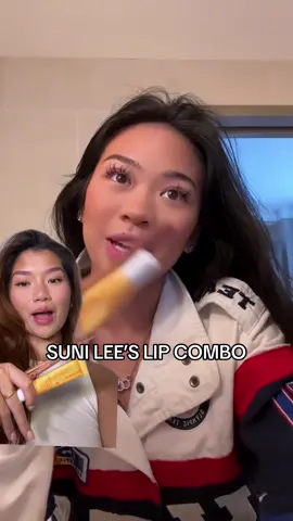 gold medal to suni for her lip combo too 😭🤭🥇 @suni @makeupforever lipliner in anywhere caffeine + wherever walnut & @Olehenriksen lip treatment  #gymnastics #sunisalee #olympics #sunilee #lipcombo #lipliner #olehenriksen #lipbalm #lipstick #lipgloss #makeup #makeuptrends  