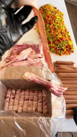 This is how we wrap rhe sausage with 🥓🌭#fypシ゚viraltiktok☆♡🦋my✌️video 