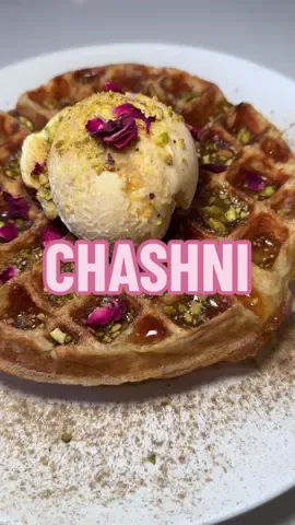 If you go to @Chashni Chai Co, I beg you to try their Gulabi Waffle 🤤 Chashni is a cute and innovative halal brunch time favorite for folks and we finallyyyyyy had the chance to check them out after a whole while after their opening! 😆 Great food and we sure hope they open a branch in NYC! 🤲🏽 Chashni  📍231 Main St, Chatham, NJ 07928 #halal #cafe #brunch #brunchtime #halalbrunch #halalcafe #pakistaniamerican #pakistanifusion #americanbrunch #belgianwaffle #andaywalaburger #smashburger #sourdough #toast #summerfavorites #peachseason #seasonalitems #deliciousfood #brunchgame #weekendbrunch #halalnj #halalnewjersey #halalnyc #nyceeeeeats #nycfood #eatingnewyork #bucketlist #nycbucketlist #foodblogger #muslimfoodies
