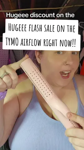 I recorded this and then it got even cheaper. Snag this tymo air flow 2 in 1 straightener and curler for only $33 right now on flash sale.theyre selling fast so don't miss out. And don't sleep on this deal and regret it when it goes back up to $99!! #tymoairflow #shopicons #tymo #flashsale #tiktokshopbacktoschool #backtoschool #backtocollege 