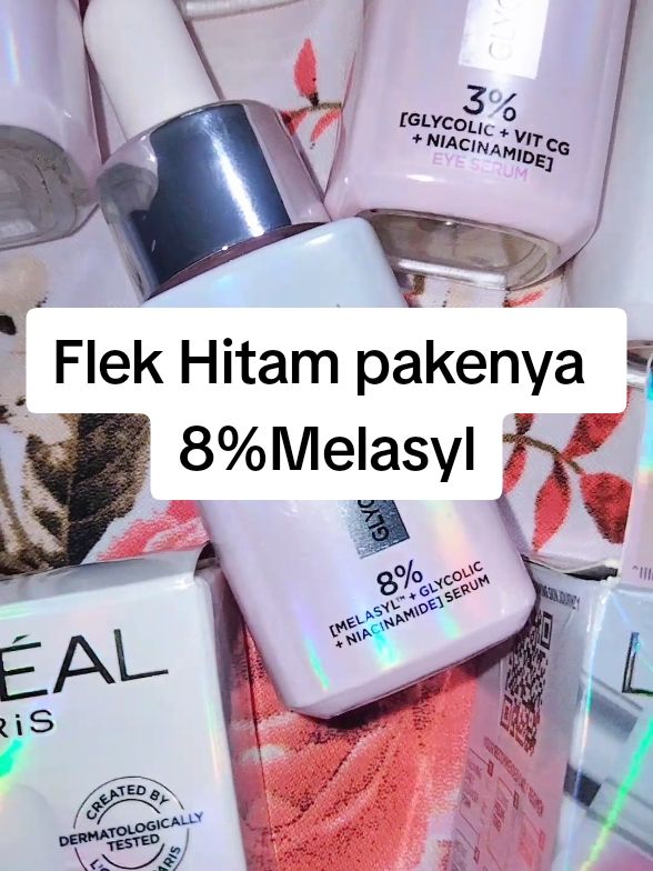 Loreal Serum 8%(Melasyl+glycolic+niacinamide) bantu pudarkan noda hitam flex hitam, bintik hitam di wajah.  #nodahitam #skincareroutine  #melasylchallange  #viralbeautyid #brandofthemonth  #fnfmediagroup #fnfmediagroupxloreal 