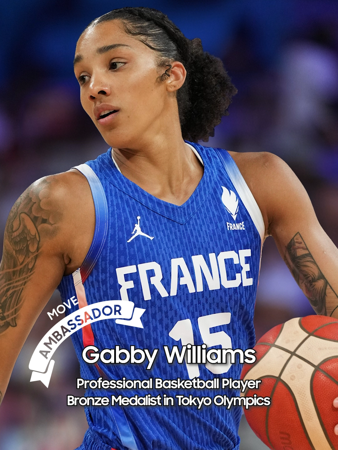 Check out what Gabby Williams is saying!✨ Ready to listen to her answers?  👉Check the link on my profile  #Paris2024 #TogetherforTomorrow #EnablingPeople #Samsung Worldwide Olympic and Paralympic Smartphone Partner