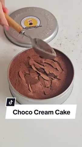 Trải nghiệm đập bánh Chocolate Cream Cake 🍫 #cake #baking #cooking #ancungtiktok #food #chococreamcake #chocolate 