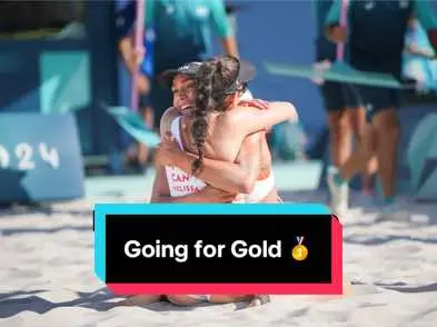 Canada’s rooting for Melissa and Brandie ❤️🏐 #Paris2024 #Olympics #Paris #Volleyball #beachvolleyball #TeamCanada