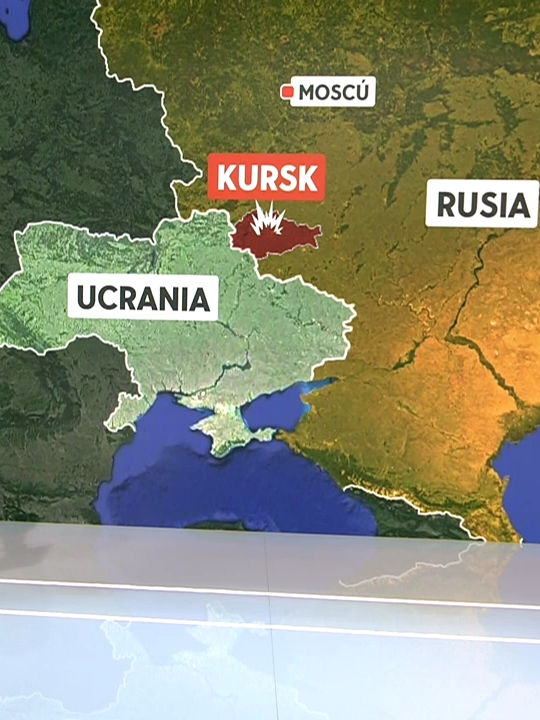 Una nueva ofensiva ucraniana en Kursk, al noroeste de Ucrania, toma 400 kilómetros cuadrados de territorio ruso #noticias #news #noticiascuatro #noticiastiktok