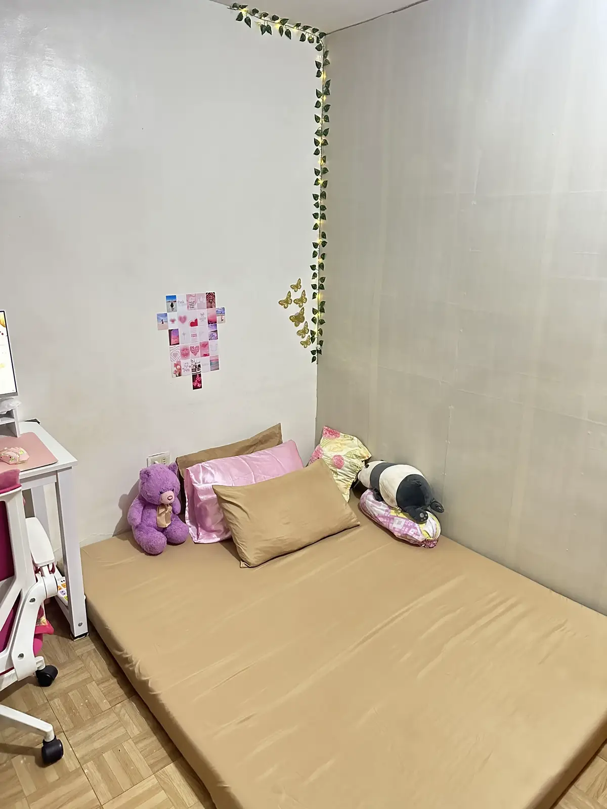 ano mas magandang kulay ng bedsheet? hahaha sympre pink char 😁 #room #bedroom #bedsheet #RoomTour #roomdecor #pinkroom #pinkroomdecor #aesthetic 