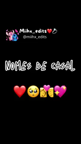 Nomes de casal #casaltiktok #fy #fyoryou #viral 