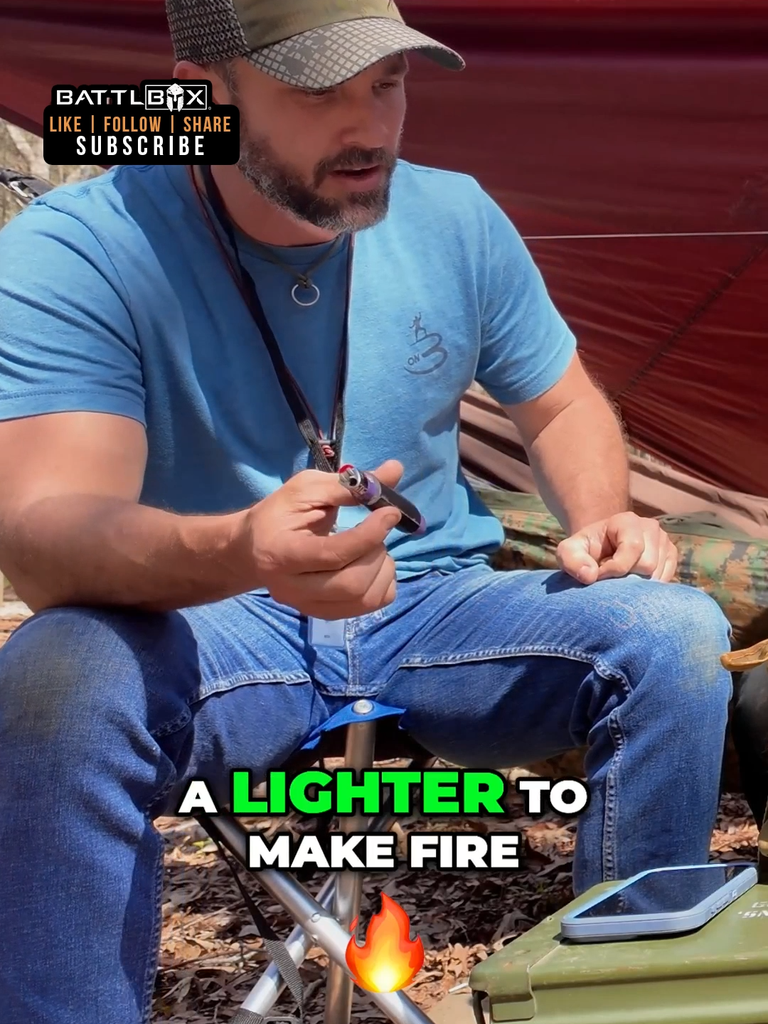 Survival Experts DO CARRY Lighters #lighter #fire #survival #battlbox #foryou