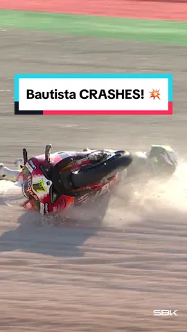 A mixed afternoon for Alvaro Bautista 😮‍💨 He still managed to finish P2 at the end of the day despite this crash at Turn 11 💥  #PortugueseWorldSBK 🇵🇹 #WorldSBK #motorcycle #Motorsport #racing #sportsontiktok