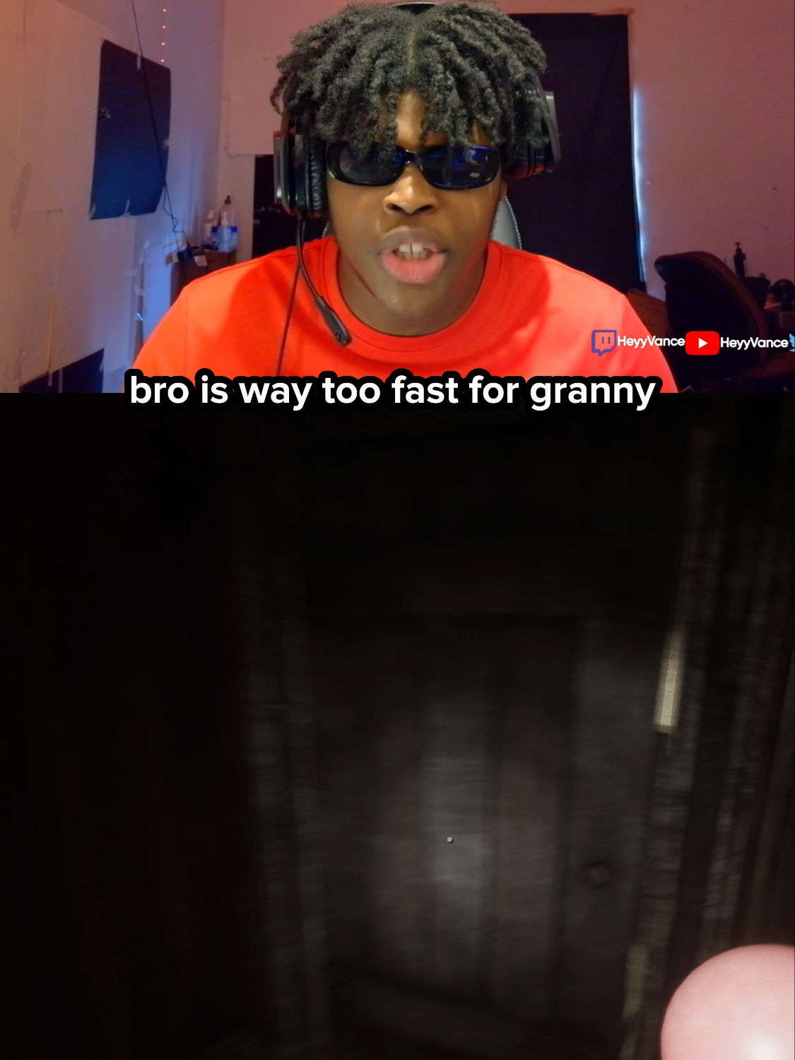 bro aint never getting caught 😂 (Twitch/YT: HeyyVance) #granny #grannyhorrorgame #grannyremake #scarygames #jumpscares #fypage #viral #funny #gaming #heyyvance