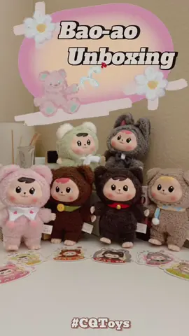 Unboxing Bao-ao Cuddle Series Plush toys #blindbox #plushtoys #pendant #cute #secret #baoao 