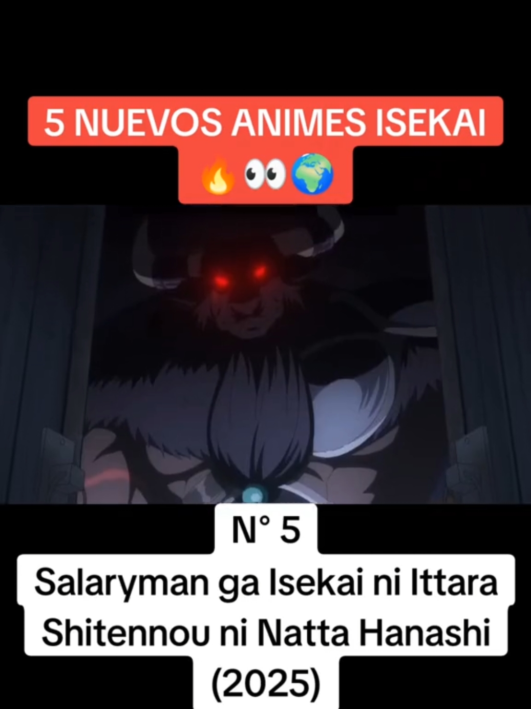 5 NUEVOS ANIMES ISEKAI 🔥👀🌍 PT 4 #isekai #ZzluiszZ #medieval #protaop #magico #nuevosanimes #SalarymangaIsekainiIttaraShitennouniNattaHanashi #2025