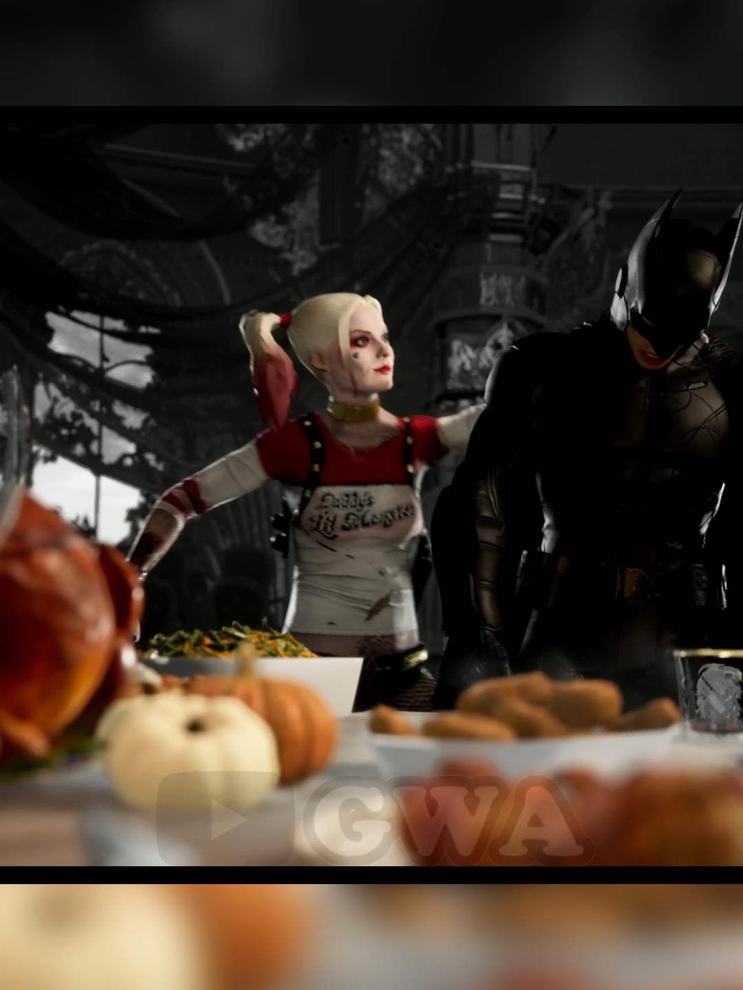 Harley Quinn Spending Thanksgiving with Batman...🦃 Mortal Kombat 1 (Thanksgiving Fatality) Batman Vs Harley Quinn Mortal Kombat 1 #MK #MK1 #MortalKombat1 #MortalKombat #Gaming #GamingWithAbyss #videogames #fyp #foryoupage #gamingontiktok #Batman #HarleyQuinn #meme #edit