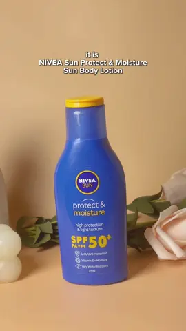 Lightweight texture but high UVA/UVB protection sun body lotion, who doesn't like it?	#myNIVEA #nivea #niveamalaysia #skincare #tiktokshop #tiktokshopmalaysia #racuntiktok #bodycare #bodylotion #uvprotection #spf #moisture #tiktokmakemebuyit #fyp  #productcontent   #TTSBoleh #belisekarang #TikTokMadeMebuyit  