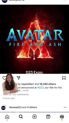 I need a trailer for the new Avatar movie asap 🔥 @Disney Parks @Disney D23 @Disney Style #d23expo #d23creator #d23announcements 
