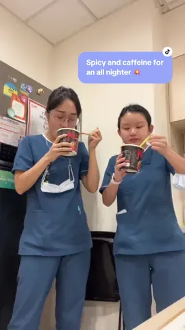 This was filmed during break time so no worries yah 🤟🏻 #nightshift #nurse #nursesoftiktok #cravings #allnighter #nurselife #nursetok #sg 