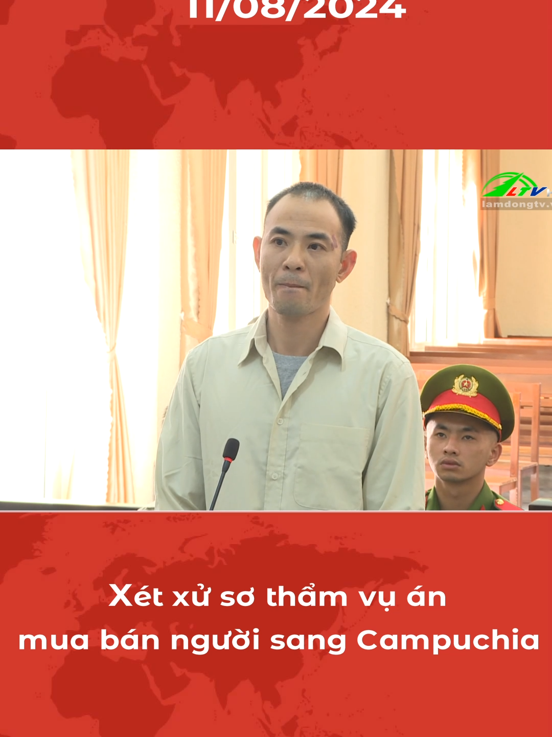 Xét xử sơ thẩm vụ án mua bán người sang Campuchia #dthlamdong #LTV #mcv #tiktoknews #socialnews #news #xuhuong