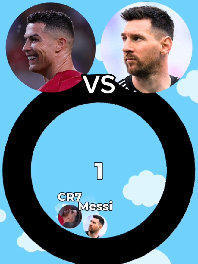 Replying to @ytbontik  Part.23 CR7 vs Messi #cr7 #messi #ronaldo #fyp #marblerace #songs #songcover #aicoversongs 