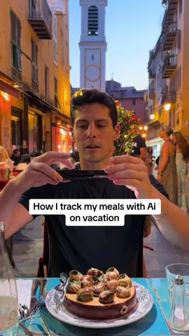 Who likes escargot? 🐌 Tracking calories and macros has never been this easy. Few more days in Nice, France then back to Paris! 🖇️ in b!0 for free weke trial  #caloriecounting #macros #caloriesincaloriesout #artificalintelligence #ai #trackingmacros 