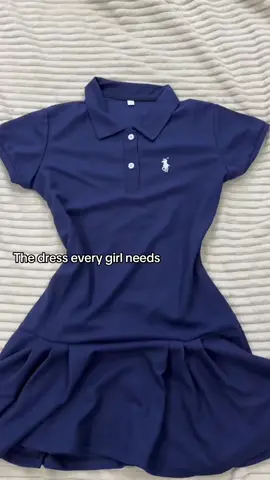 #foryou #foryoupage #fyp #dress #dresses #girls #girldress #poloralphlauren #polodress #womendresses #womendress #cutedress #bluedress #shortdress #viral #blowthisup 