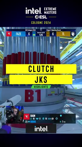 jks with the clutch 👀 #ESL #gaming #IEM #intelextrememasters #iemcologne2024 #cs2 #counterstrike2 #esports #competitivegaming #highlights #GamingOnTikTok 