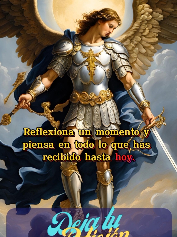 ¿Qué quieres pedirle hoy a San Miguel Arcángel? Reflexiona un momento y piensa en todo lo que has recibido hasta hoy. Muchas veces pedimos, pero olvidamos agradecer. ¿Por qué ya tienes que estar agradecido? La gratitud es la llave que abre las puertas de las bendiciones. La mejor manera de orar es agradecer lo que ya hemos logrado, reconociendo la mano protectora de San Miguel en nuestras vidas. Que San Miguel Arcángel os acompañe, os guarde y os proteja en cada paso que deis. Que su luz divina os ilumine siempre. ¿Amén? #oraciónsanmiguelarcángel #sanmiguelarcangel #sanmiguelarcángel #oraciondegratitud #gratitudasanmiguelarcangel #oracionesasanmiguelarvangel #oracionsanmiguelarcangel 