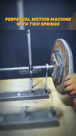 Perpetual Motion Machine With Two Springs #diyproject #freeenergy #diygenerator #generator #electrican #leanontiktok 