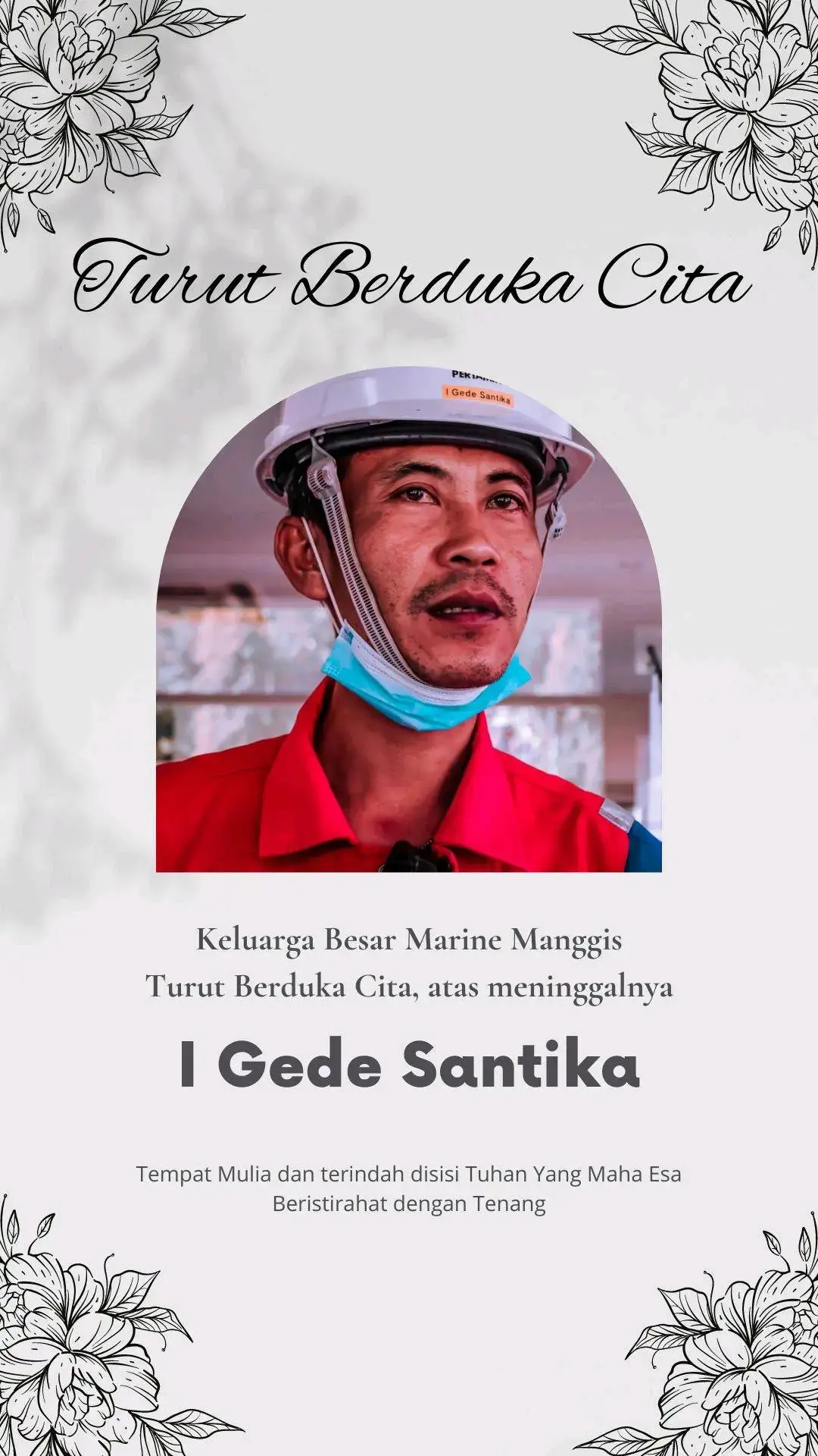 Marine Manggis Berduka