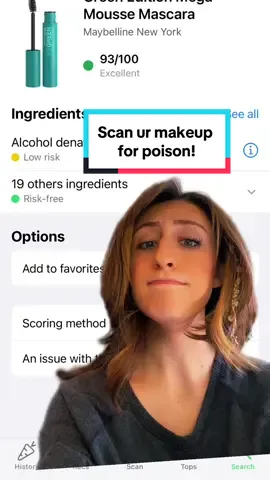 #greenscreen This is not sponsored, just SHOCKED at the poison found in most makeup. Download the free app YUKA to scan your makeup for harmful chemicals 