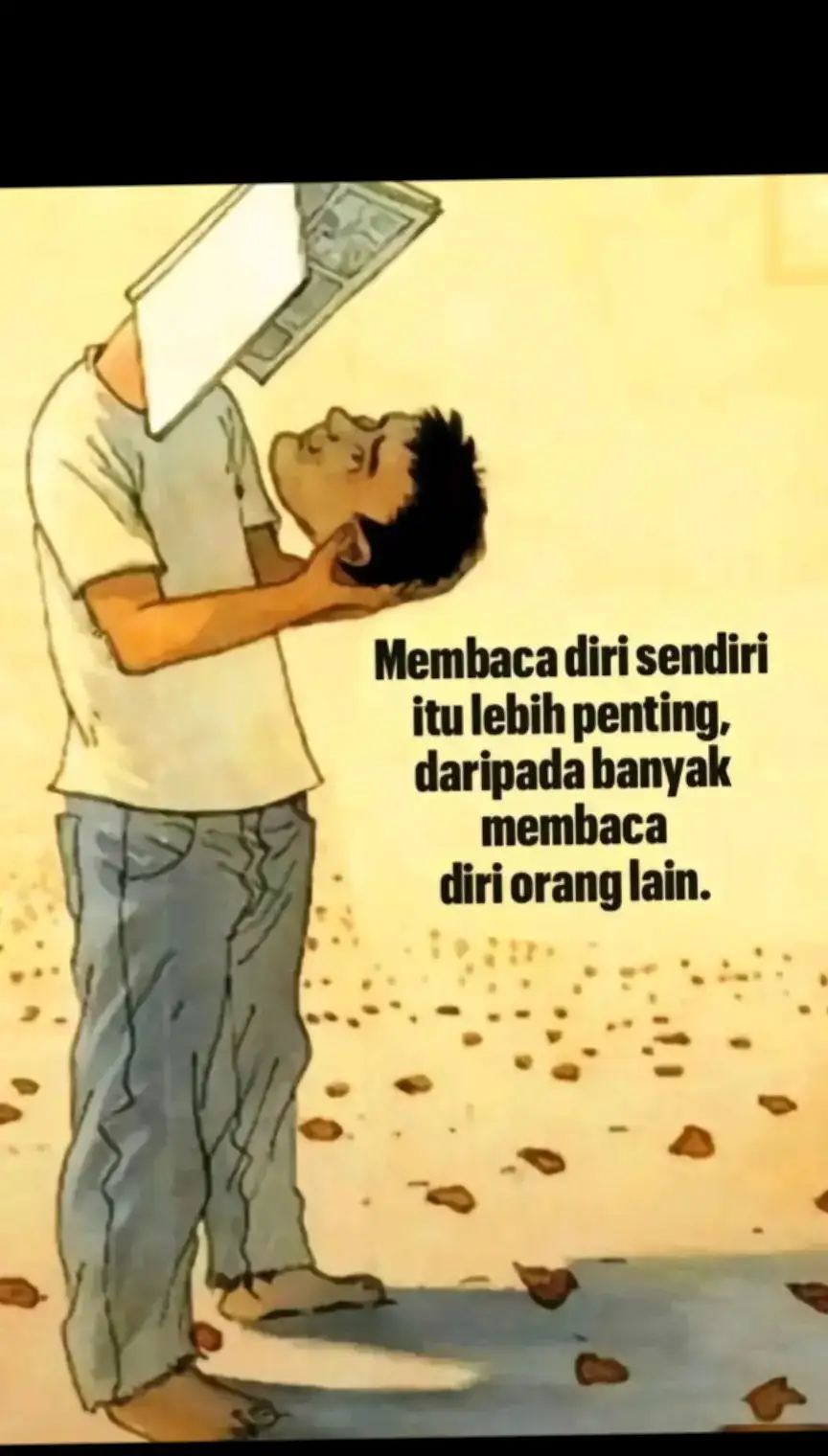 membaca diri sendiri.... 📓