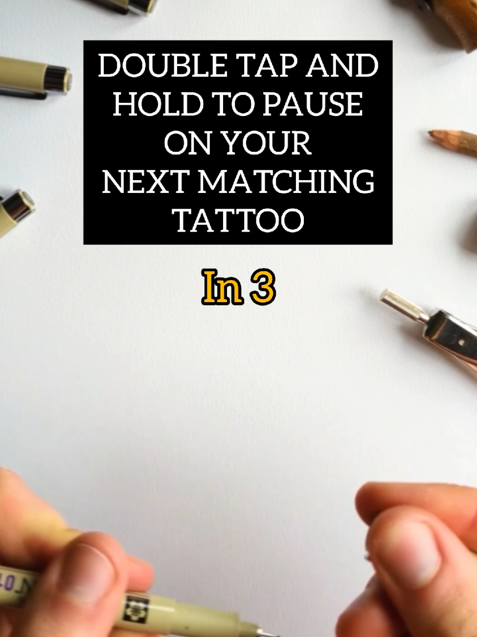 Tattoo Roulette ~ Tag your Tattoo Buddy! ✌️ #smalltattoo #matchingtattoo #sistertattoo #bestfriendtattoo #tattoodesign #randomtattoo