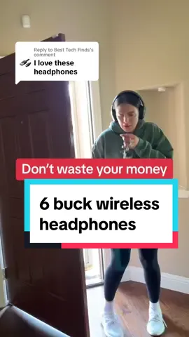 Replying to @Best Tech Finds see if these 6 buck headphones  are worth it. #workfromhome #wirelessheadphones #gamingheadset #headphones #bluetoothheadset #noisecancelling #tiktokshopbacktoschool #tiktokshop 
