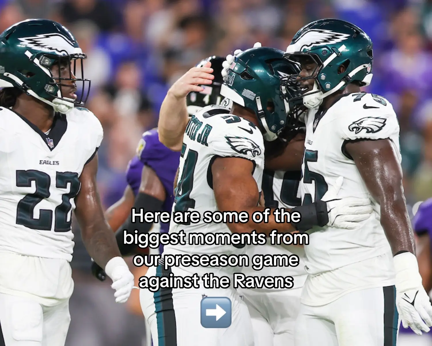 The Eagles beat the Ravens down in Baltimore in our first preseason game of the 2024 season. GO BIRDS! #eagles #nfl #Preseason #football #recap 