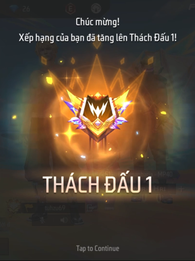 Tuhzu Lên Thách Đấu Trong Tuần 2 Chơi Free Fire #realtuhzu #freefire #gaming #bacgau #wag